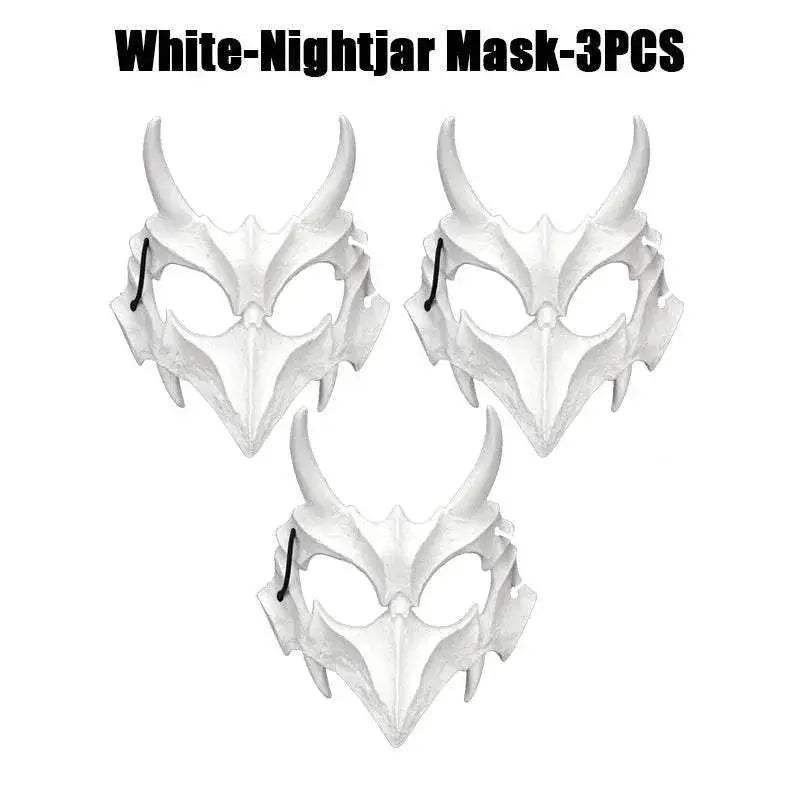 Bold Skeleton Mask Dragon God Half Face Mask Toyland EU - ToylandEU™