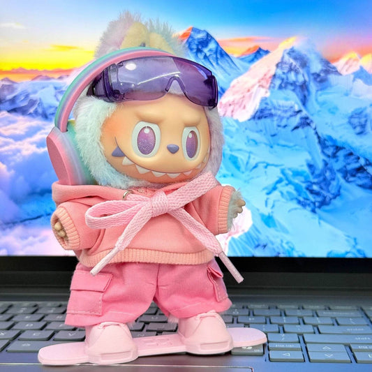 Premium Ski Clothes Set For 17cm Labubu Doll Snowboard - ToylandEU