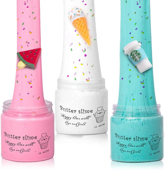 Premium Slime Set With Butter Slimes Nonstick Safe For Kids - ToylandEU