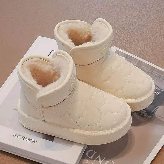 Premium Snow Boots Waterproof Non Slip White For Kids - ToylandEU