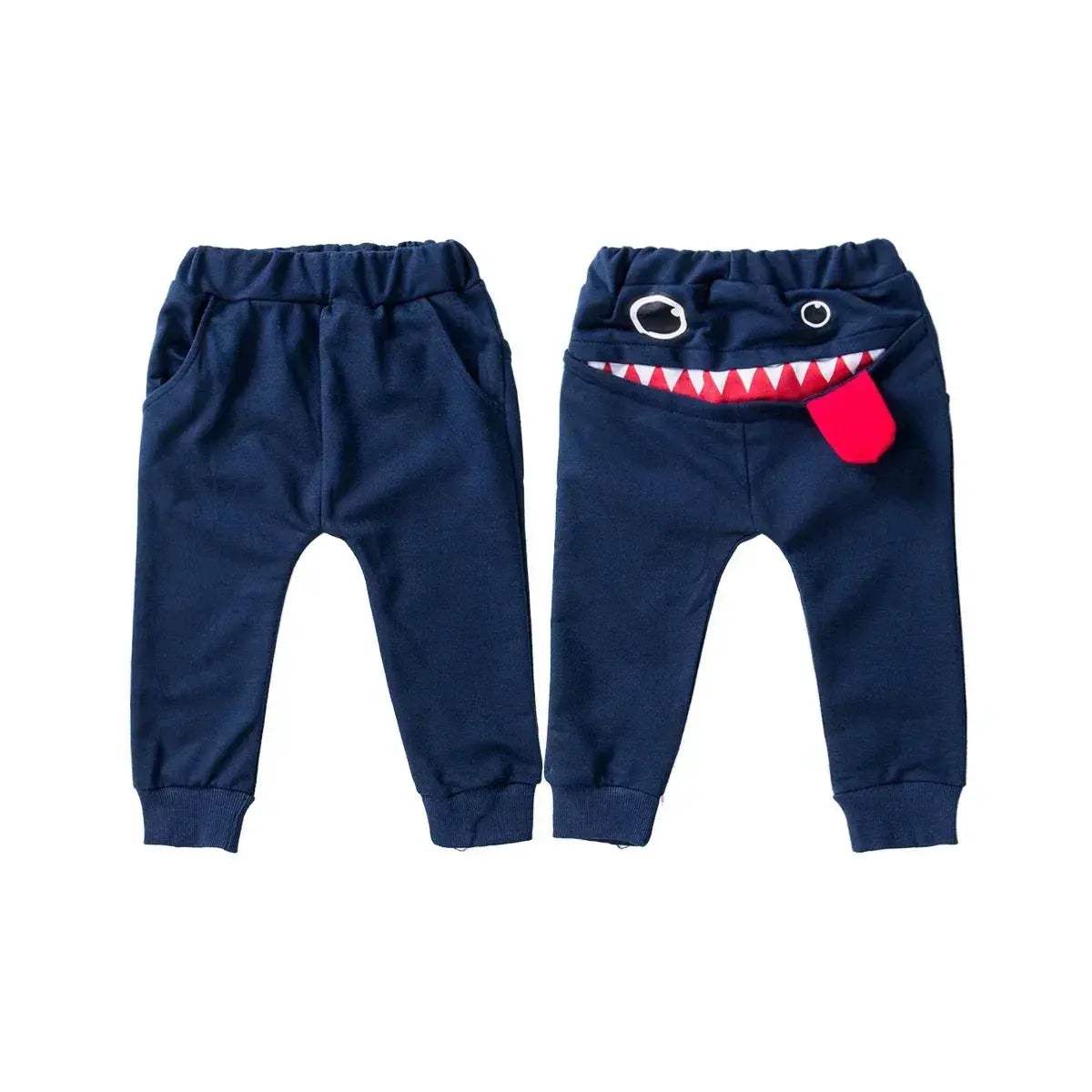 Premium Soft Baby Toddler Pants Cartoon Monster Design Elastic Waist For Boys And Girls - ToylandEU