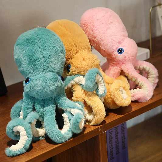 Premium Soft Plush Octopus Pillow Toy Big Size 30cm To 90cm For Kids And Movie Fans - ToylandEU