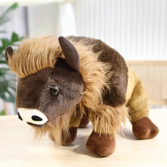 Premium Soft Plush Toy Lifelike Bull 25 to 35cm For Boys - ToylandEU