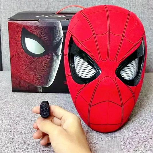 Premium Spider Man Mask Movable Eyes Remote Control Adults - ToylandEU
