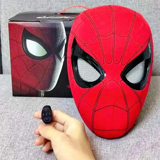 Premium Spider Man Mask Movable Eyes Remote Control Adults - ToylandEU