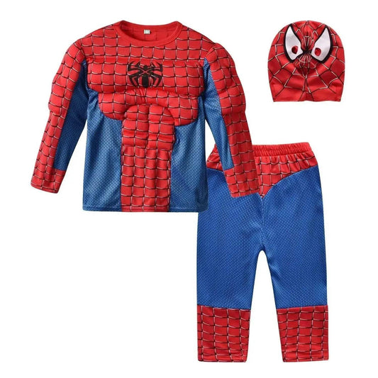 Premium Spiderman Costume Muscle Suit Mask Toyland EU - ToylandEU™