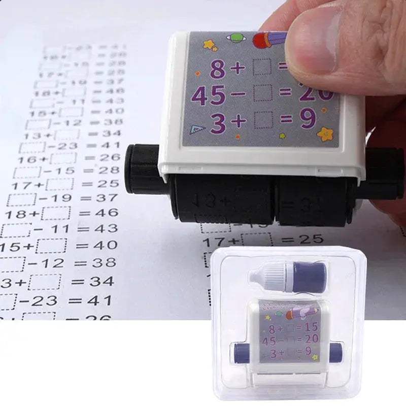 Premium Teaching Stamp 2 In 1 Fill In The Blank Roller For Math Practice In Classrooms - ToylandEU