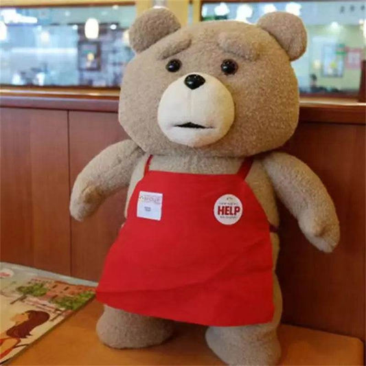 Premium Teddy Bear Plush 46cm Apron Style For Kids Gift - ToylandEU