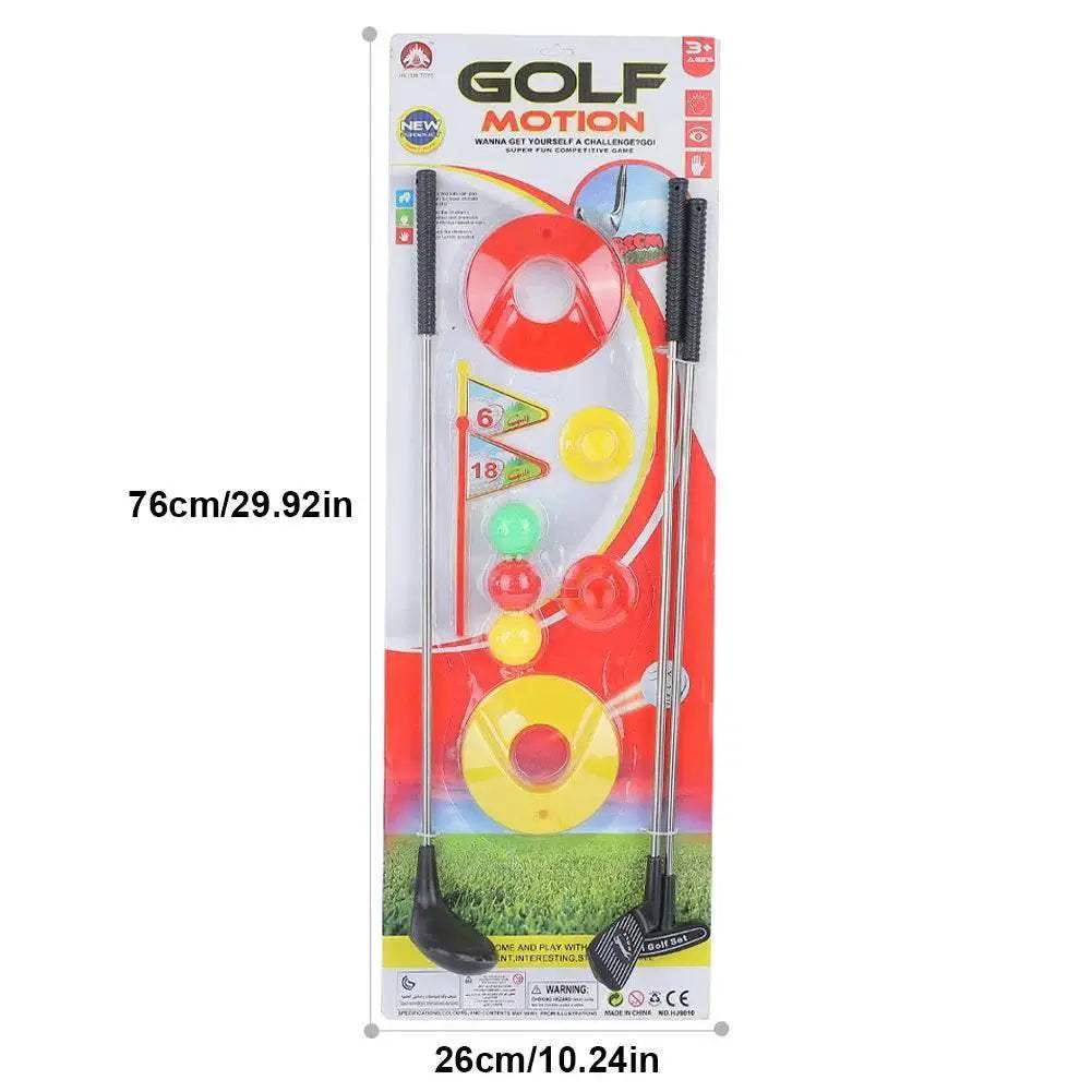 Premium Toddler Golf Club Set Colorful Educational Mini Golf Clubs for Children Indoor and Outdoor Play - ToylandEU