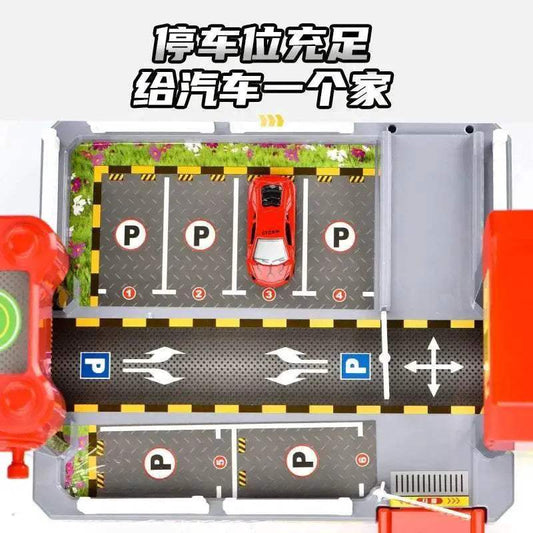 Premium Toy Track Set Parking Lot Toyland EU - ToylandEU™