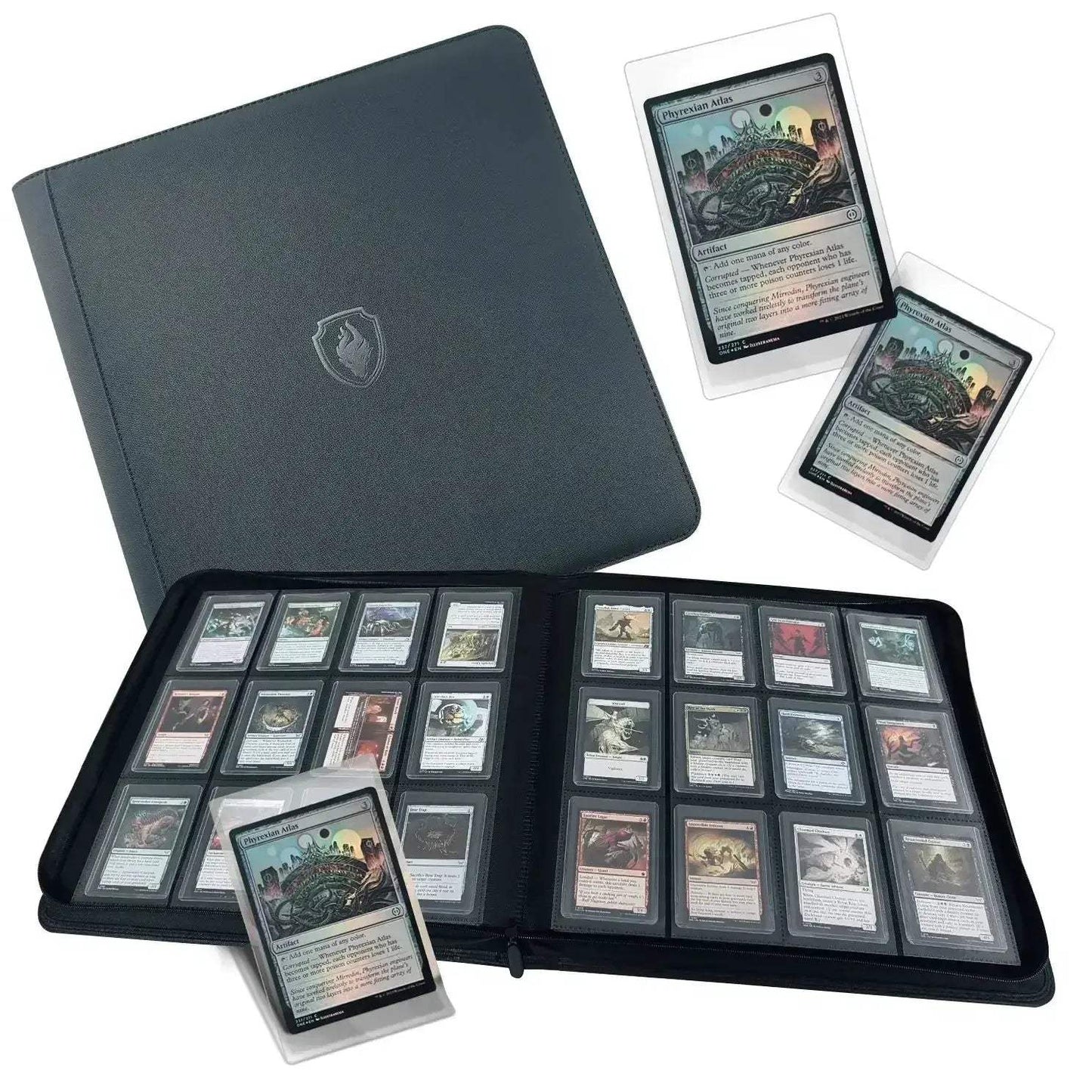 Premium Trading Card Binder With 12 Pocket Double Sided Pages - ToylandEU
