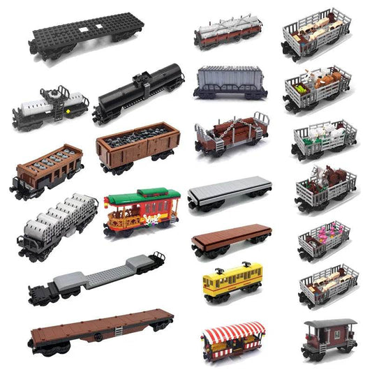 Premium Train Carriage Model Coal Transport For Builders - ToylandEU