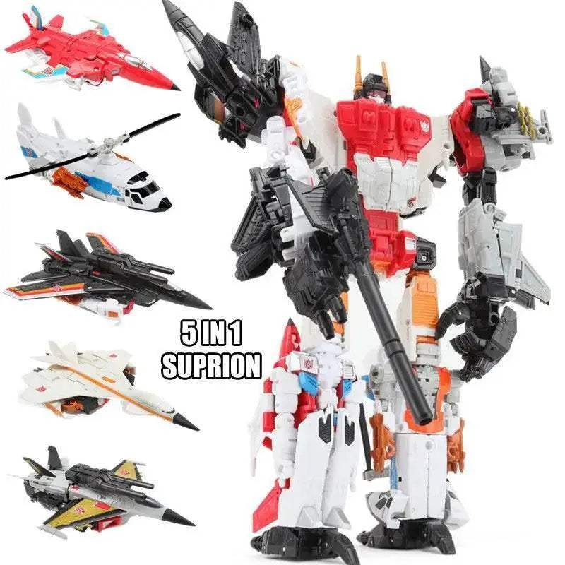 Premium Transforming Robot Toys 6in1 KO For Collectors - ToylandEU