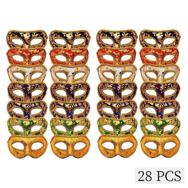 Premium Venetian Mask Seven Colors Half Face Toyland EU - ToylandEU™
