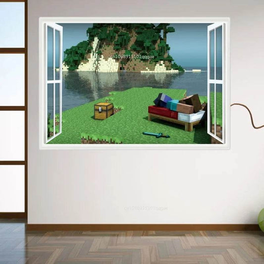 Premium Wall Stickers Eco PVC 3D Cartoon Games For Kids - ToylandEU