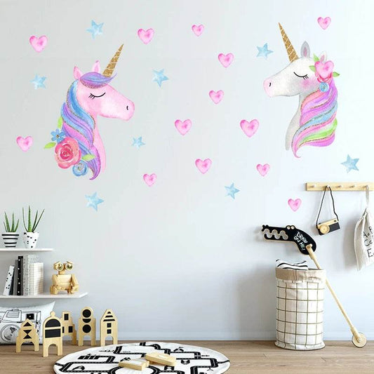 Premium Wall Stickers Glow In The Dark Unicorn Kids Room - ToylandEU