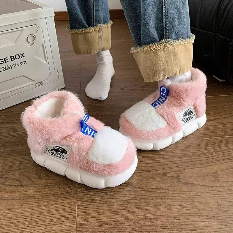 Premium Winter Boots Plush Lining Platform Heel High Top Snow Boots For Women And Men - ToylandEU