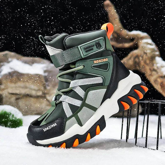Premium Winter High Top Sneakers For Boys Waterproof Plush - ToylandEU