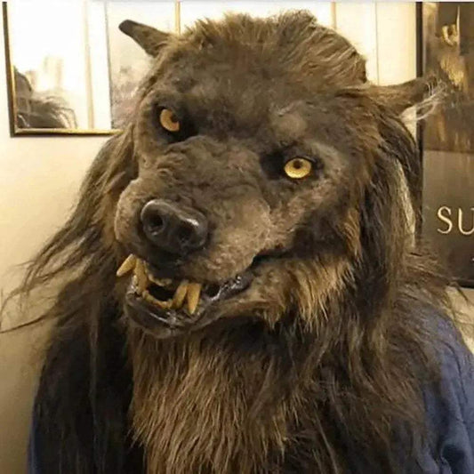 Premium Wolf Mask Silica Gel For Adults Masquerade Party - ToylandEU