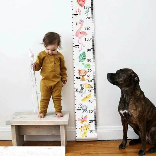 Premium Wooden Growth Chart Wall Decal For Kids Room Decor - ToylandEU