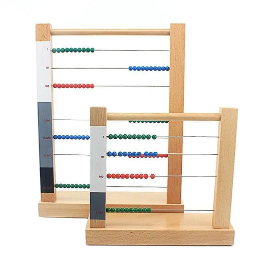 Premium Wooden Montessori Abacus Bead Counting Toy For Kids - ToylandEU