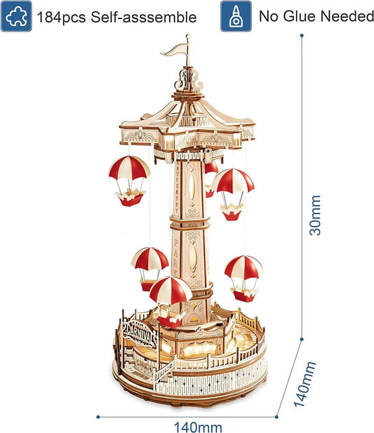 Premium Wooden Puzzle Moveable 3D DIY Music Box For Kids - ToylandEU