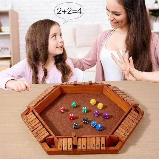Premium Wooden Shut The Box Game for Family Fun - ToylandEU™