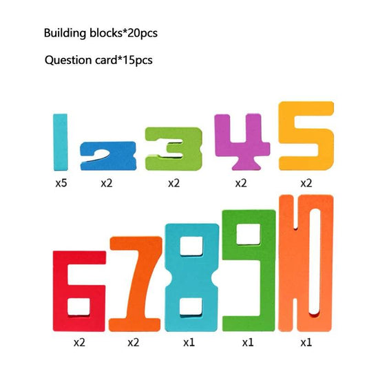 Premium Wooden Stacking Building Blocks Creative Puzzle Educational Toy for Children - ToylandEU