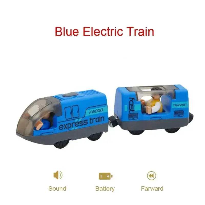 Premium Wooden Train Set For Kids With Compatible Track - ToylandEU