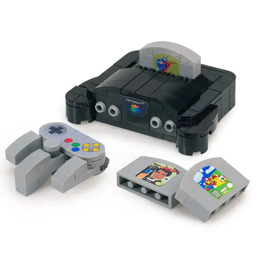LEGO Pretendo 64 Custom Retro Console Kit 126 Bricks - ToylandEU™