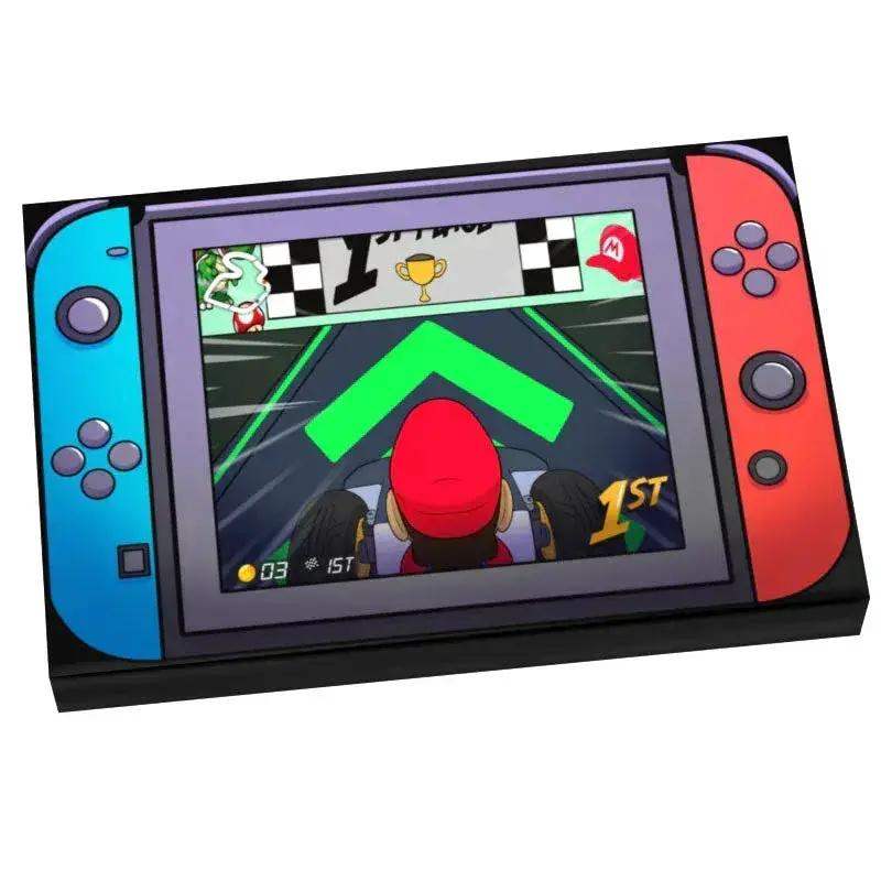 Pretendo Handheld LEGO Figure Gaming Console Printed On An Authentic 2x3 LEGO Tile For Collectible Figure Play - ToylandEU