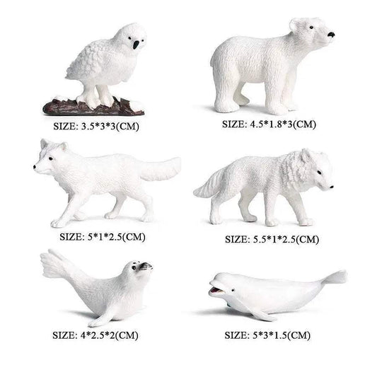 Prime Polar Animal Figurines Miniatures 2cm Toyland EU - ToylandEU™