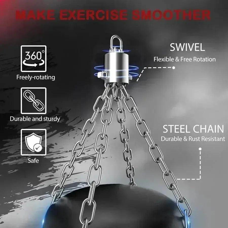 Heavy Punching Bag Set With Gloves For Home Gym Durable - ToylandEU™