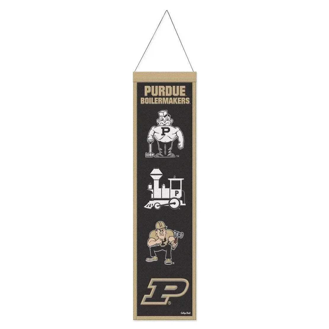 Purdue Boilermakers Banner Wool 8x32 Heritage Evolution - ToylandEU™