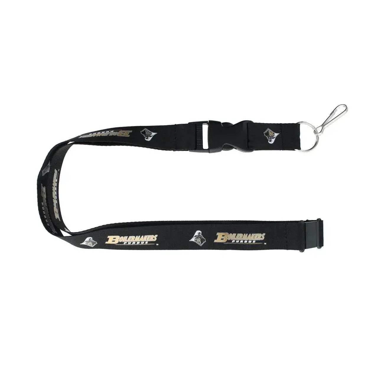 Purdue Boilermakers Black Lanyard With Breakaway Buckle - ToylandEU™