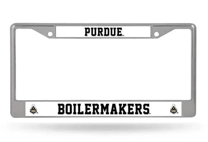 Purdue Boilermakers Chrome License Plate Frame Team Logo - ToylandEU