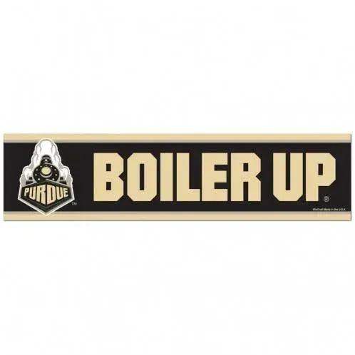 Purdue Boilermakers Decal 3x12 Bumper Strip Style Premium - ToylandEU™