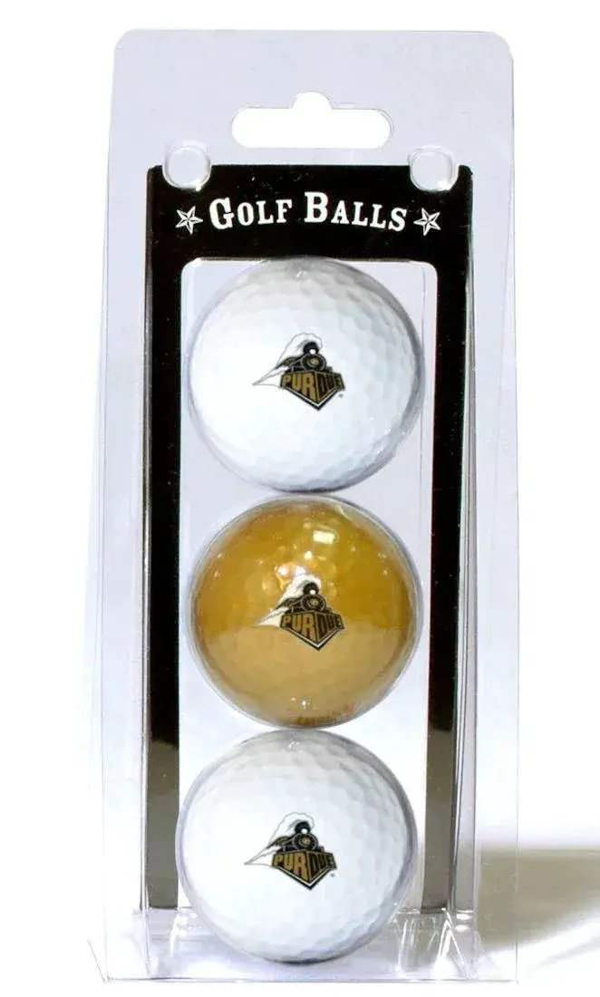 Purdue Boilermakers Golf Balls 3 Pack by Team Golf - ToylandEU™