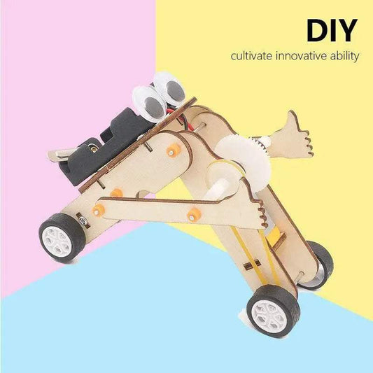 Kids DIY Robot Assembling Model Educational Material Kits Science Experiment Technology Toy Puzzle Painted Toys for Children - ToylandEU™