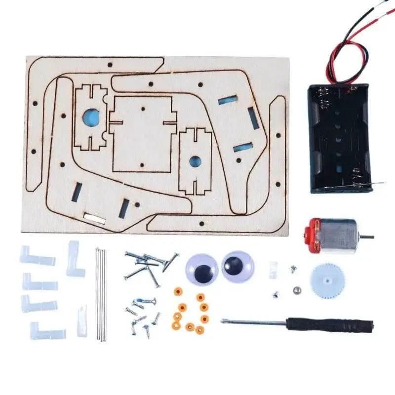 Walking Spider Robot Bionic Spiderman Model Science Education Kit Wooden STEM Puzzle - ToylandEU™