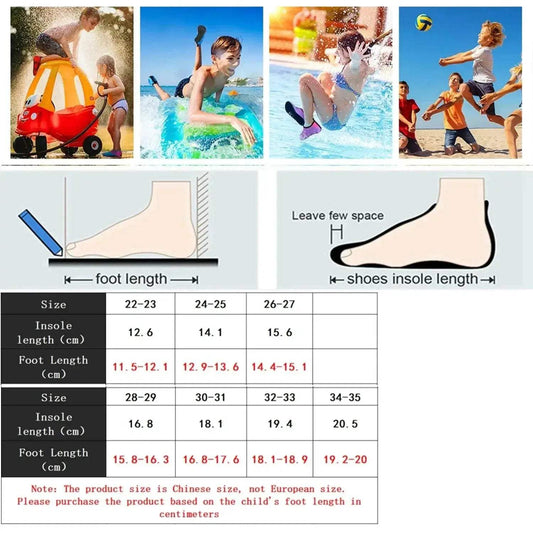 Quick-Drying Beach Water Shoes Kids Swimming Aqua Sandals - ToylandEU
