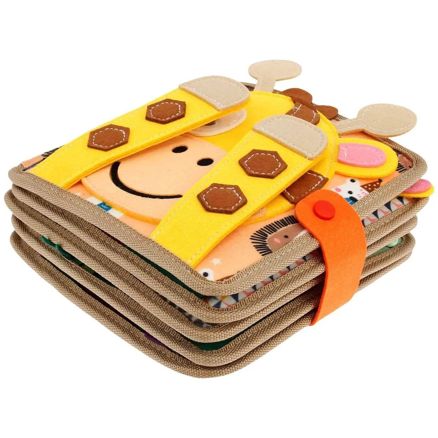 Quiet Books for Toddlers Soft Baby Books Sensory Learning - ToylandEU