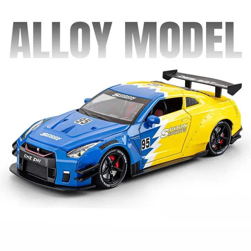 R35 GTR Diecast Car With Realistic Sound And Lights - ToylandEU™