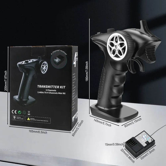 RC 4-Channel 2.4GHz TX4 RC Car Remote Control Transmitter for Ultimate Performance - ToylandEU