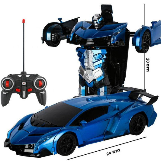 RC Adaptable 2-in-1 Remote Control Car & Robot Toy for Kids - ToylandEU