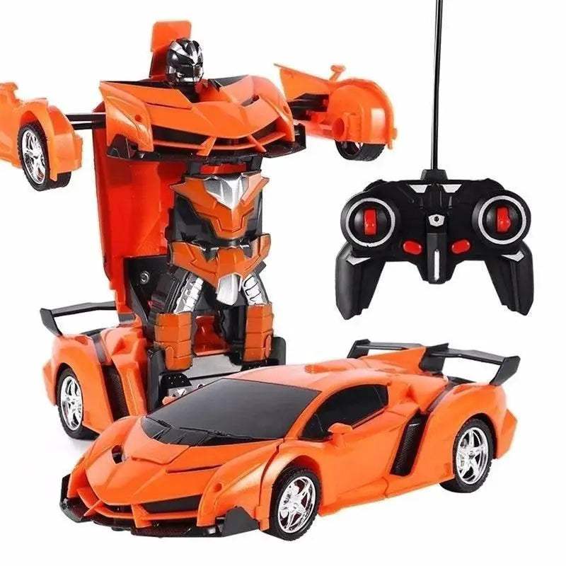 RC Adaptable RC Police Car & Robot - Ultimate 2-in-1 Toy for Kids - ToylandEU™