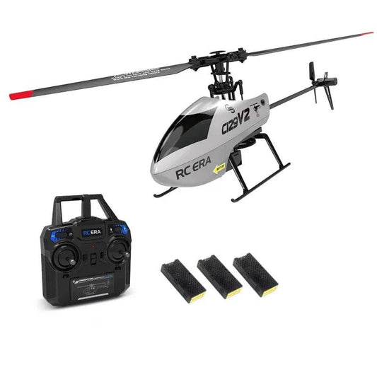 RC Advanced C129 V2 RC Helicopter: 4-Channel Drone with Enhanced Stability & Extended Flight Time - ToylandEU