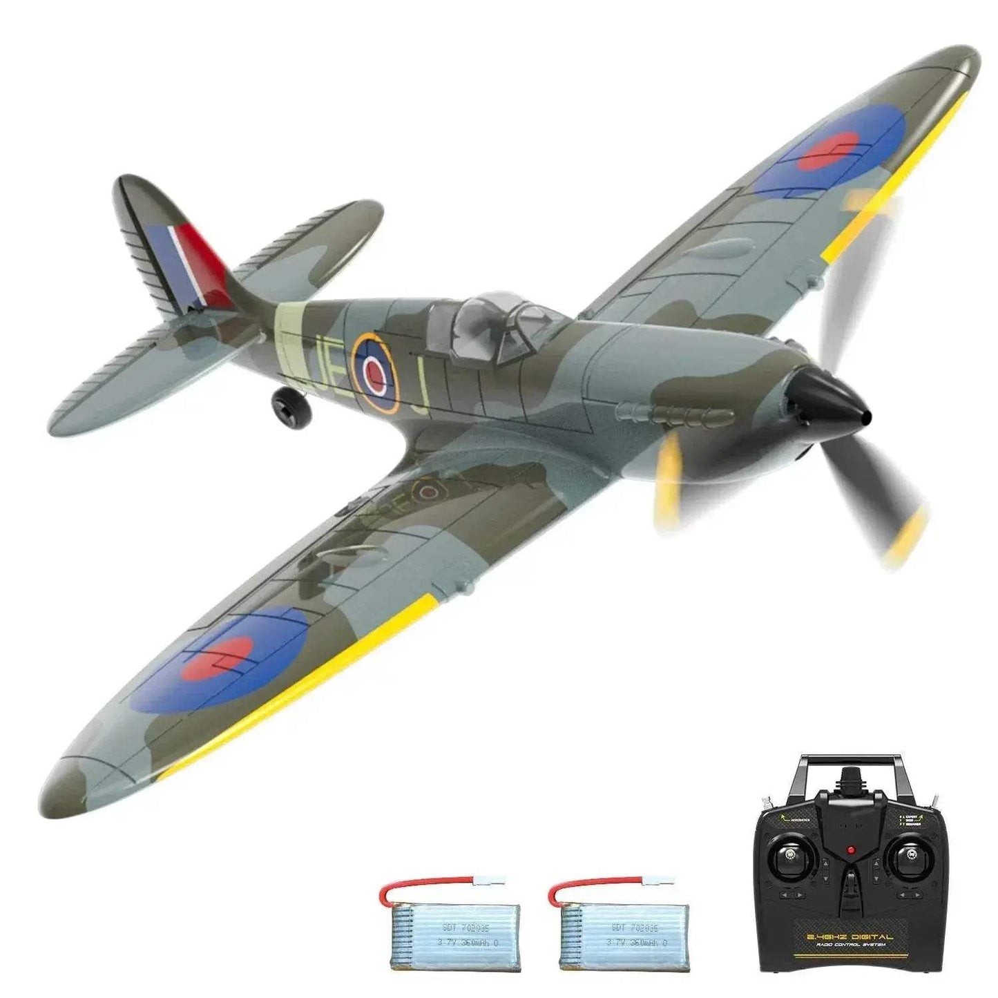 RC Aerobatic Volantex Spitfire EPP 400mm RC Warbird - Fly Like a Pro! - ToylandEU
