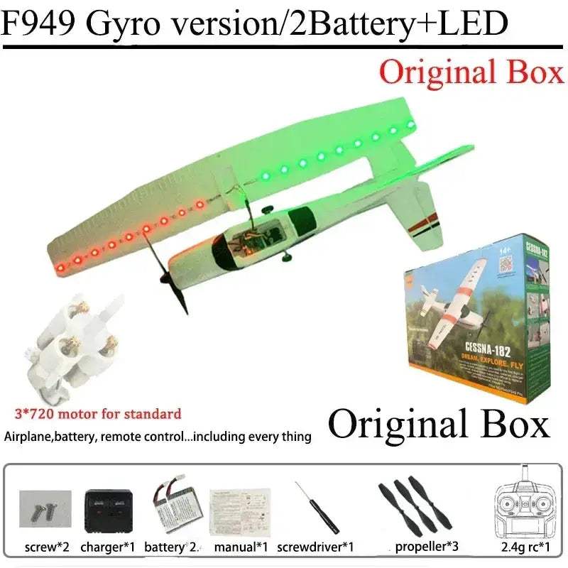 RC Airplane F949S Gyro Stabilized Fixed Wing RTF Upgrade - ToylandEU
