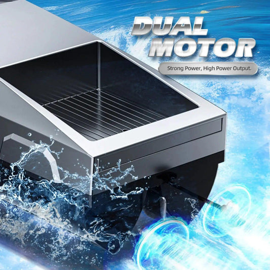 RC Boat 2.4GHz Waterproof Dual Motors Battery Included - ToylandEU™
